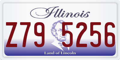 IL license plate Z795256