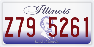 IL license plate Z795261
