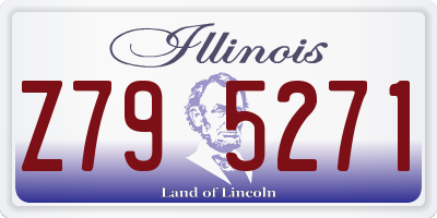 IL license plate Z795271