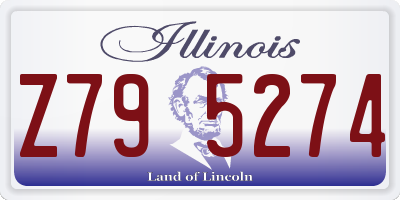 IL license plate Z795274