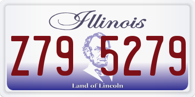IL license plate Z795279