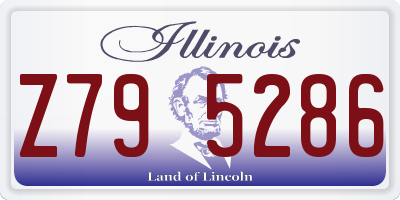 IL license plate Z795286