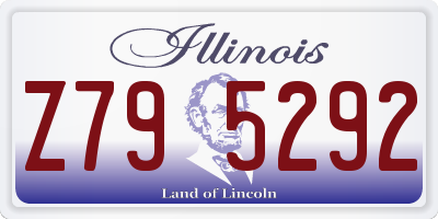 IL license plate Z795292