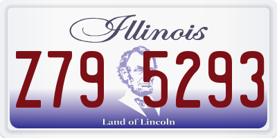 IL license plate Z795293