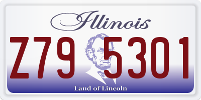 IL license plate Z795301