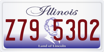 IL license plate Z795302