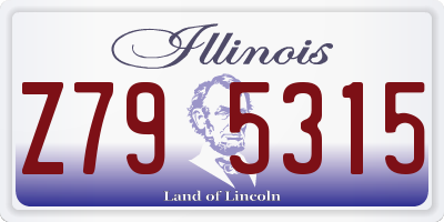 IL license plate Z795315