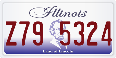 IL license plate Z795324