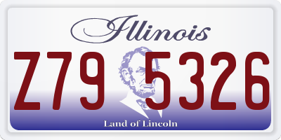 IL license plate Z795326