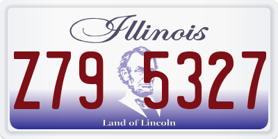 IL license plate Z795327