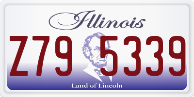 IL license plate Z795339