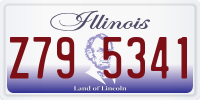 IL license plate Z795341