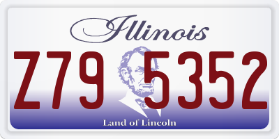 IL license plate Z795352