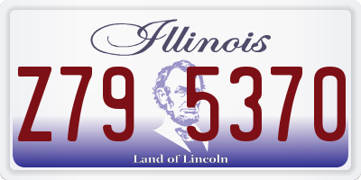IL license plate Z795370