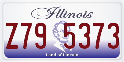 IL license plate Z795373