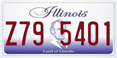 IL license plate Z795401