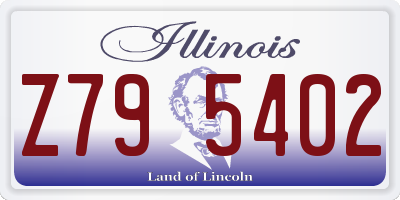 IL license plate Z795402