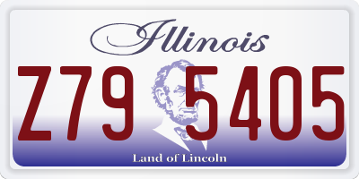 IL license plate Z795405