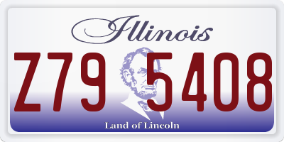 IL license plate Z795408