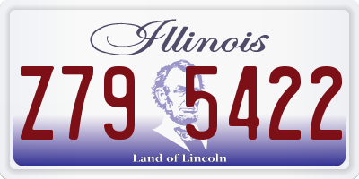 IL license plate Z795422
