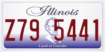 IL license plate Z795441