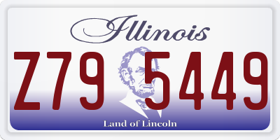 IL license plate Z795449