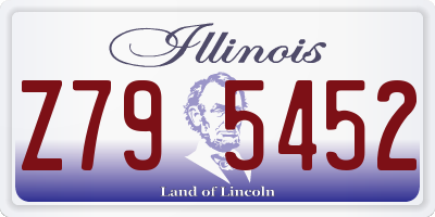 IL license plate Z795452