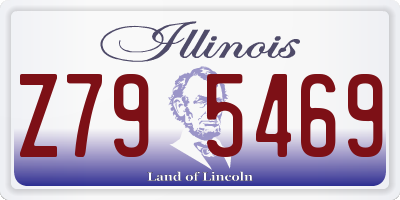 IL license plate Z795469