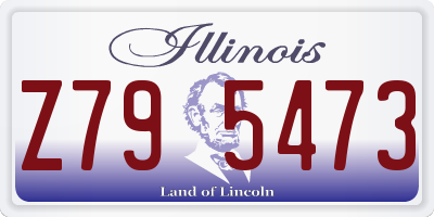 IL license plate Z795473