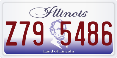 IL license plate Z795486