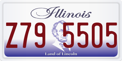 IL license plate Z795505