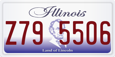IL license plate Z795506