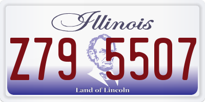 IL license plate Z795507