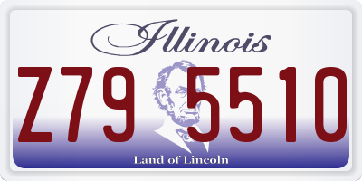 IL license plate Z795510