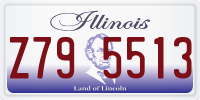 IL license plate Z795513