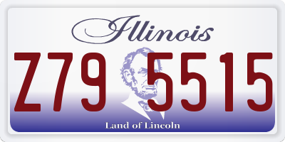 IL license plate Z795515