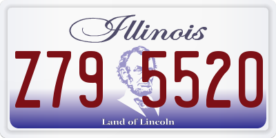 IL license plate Z795520