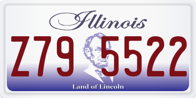 IL license plate Z795522