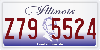 IL license plate Z795524