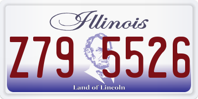 IL license plate Z795526