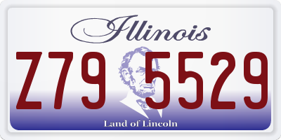IL license plate Z795529
