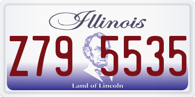 IL license plate Z795535
