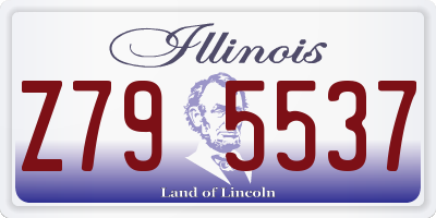IL license plate Z795537