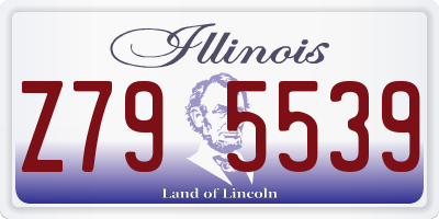 IL license plate Z795539