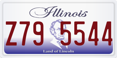 IL license plate Z795544