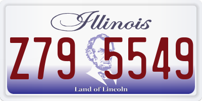 IL license plate Z795549