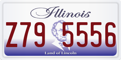 IL license plate Z795556