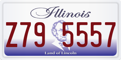 IL license plate Z795557