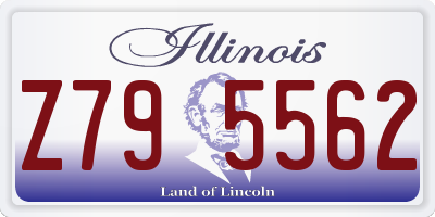 IL license plate Z795562
