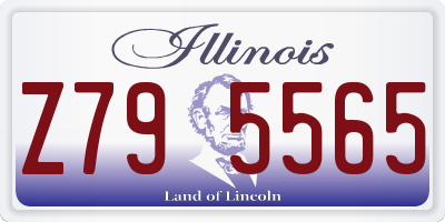 IL license plate Z795565